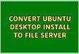 Converter ubuntu desktop para um banco de dados rdp server